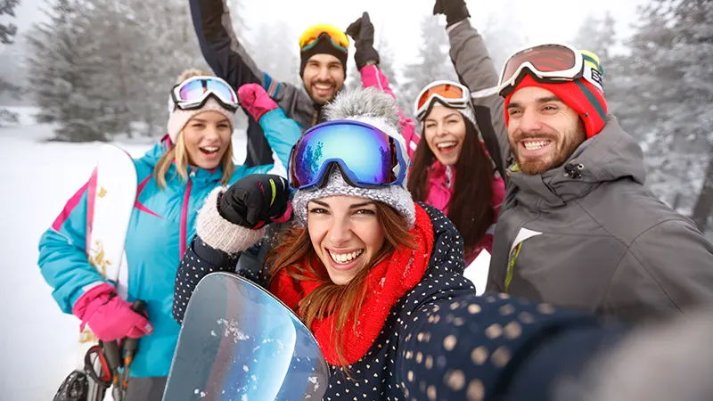 SKI DANS LES ALPES